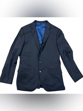 J.Crew Ludlow Sport Coat Men’s 39R Blazer Blue Loro Piana Super 130s Wool Italy